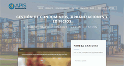 Desktop Screenshot of apiscondominios.com